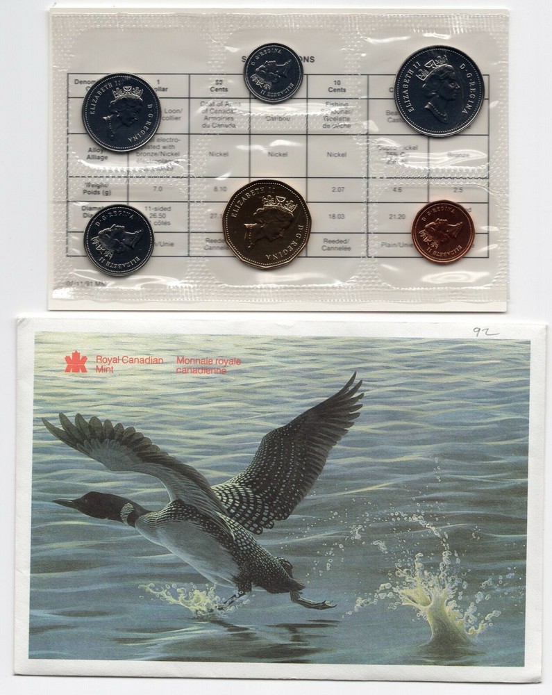 1867 - 1992 Canada PL Uncirculated Proof Like Coin Set