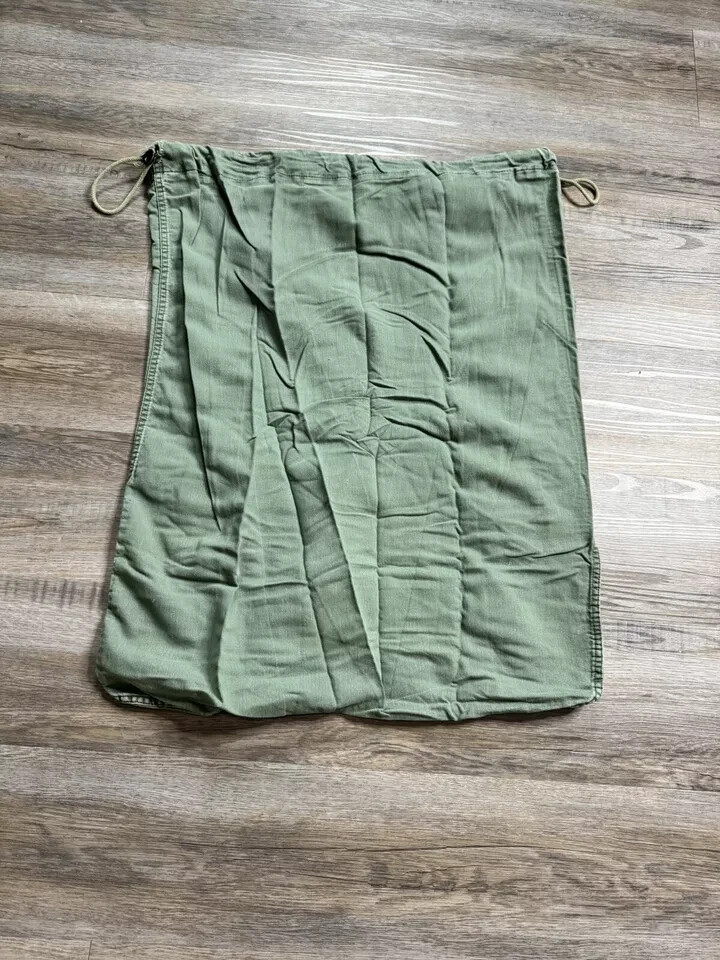 USGI Army BARRACKS LAUNDRY CLOTHING BAG OD 100% Cotton Military NO WRITING EXC