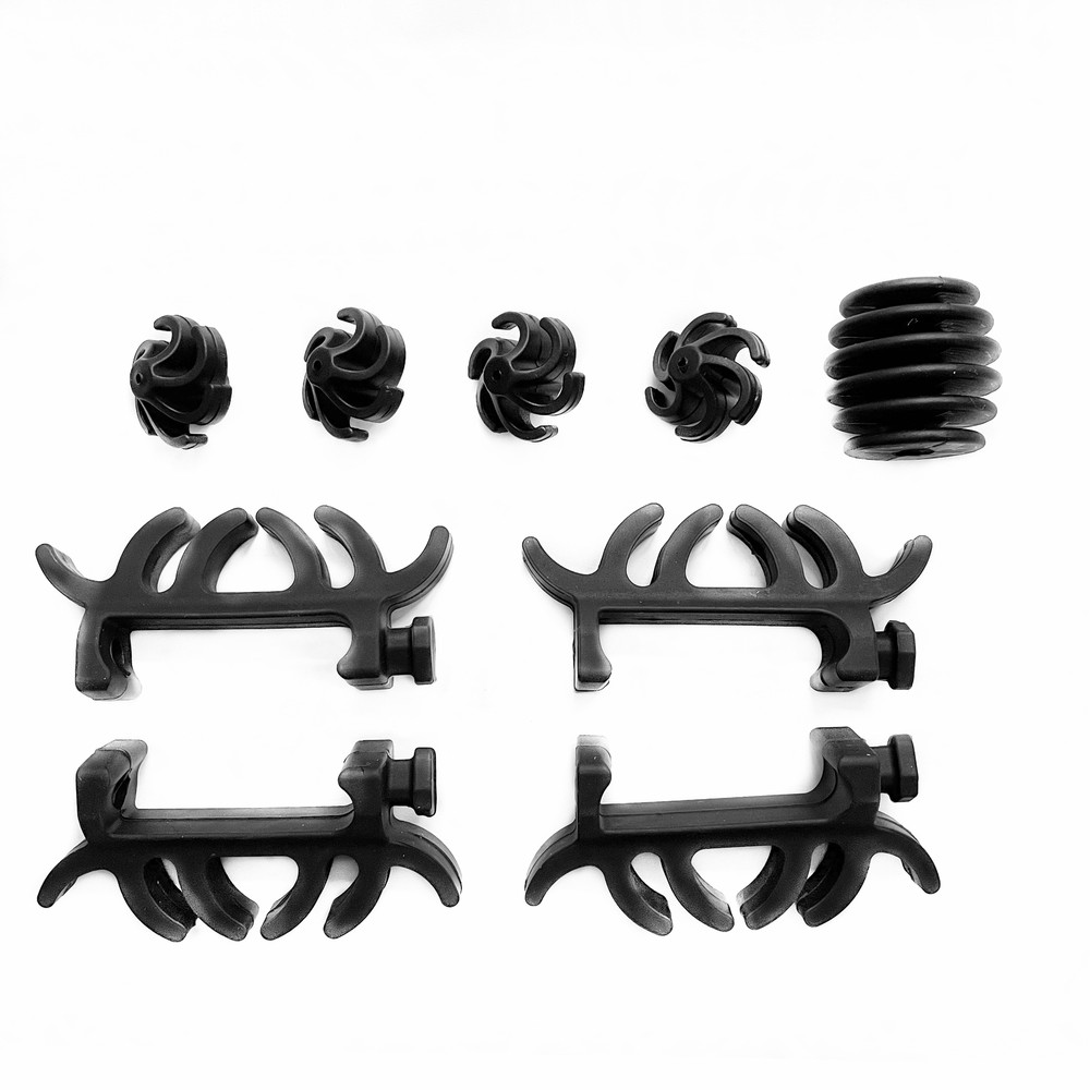 Archery Compound Bow Limb Stabilizer Rubber Limb Shock Dampener Silencer Set
