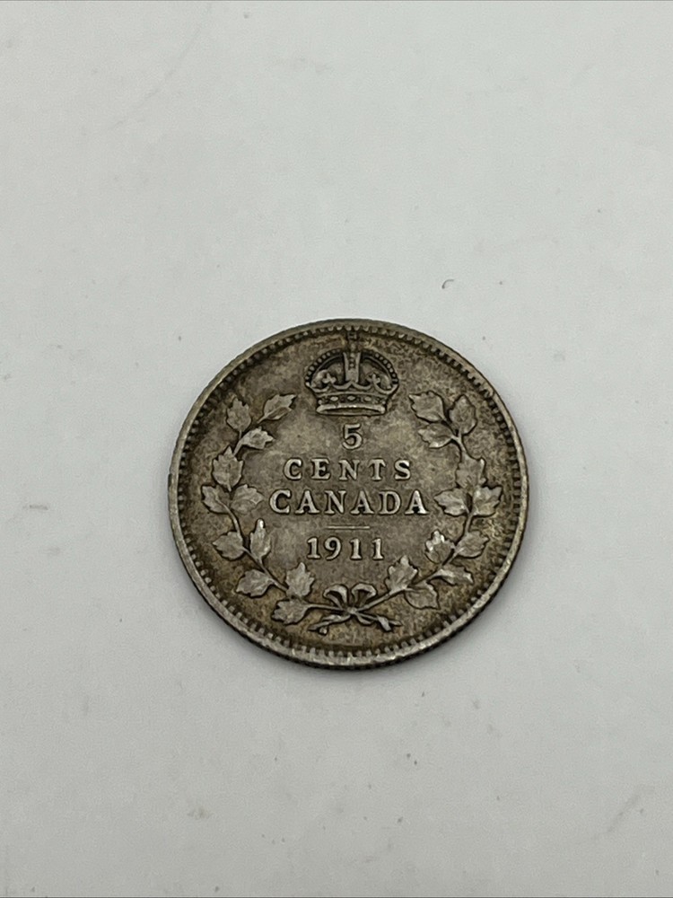 1911 Canada 5 Cents