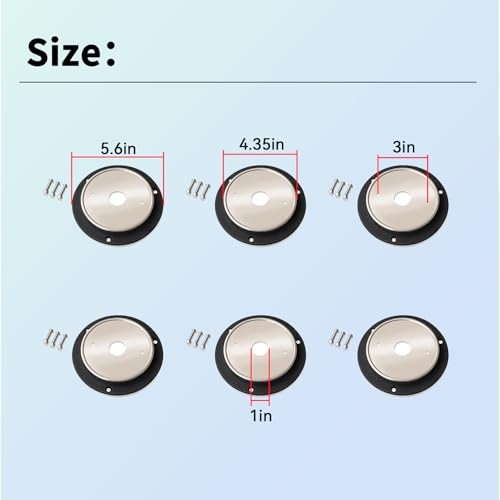 [6 Set] Watermelon LED Bunk Adapter Kit Compatible with Trucks, RVs, Trailers,