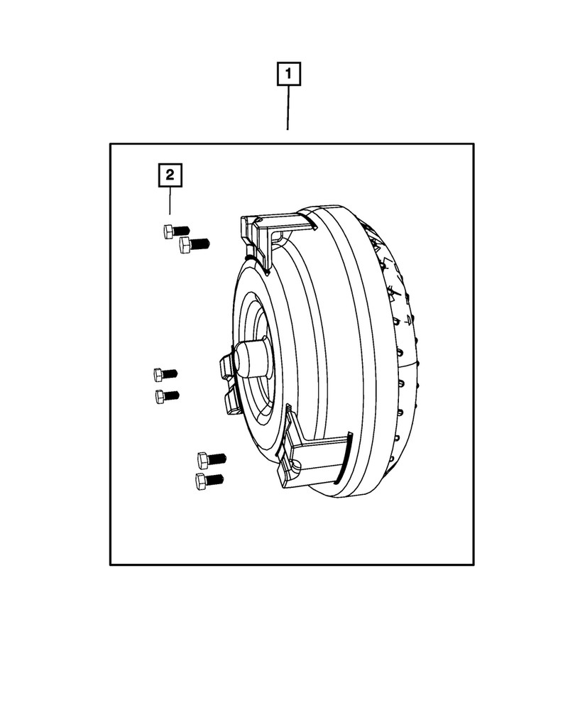 Genuine Mopar Torque Converter Kit RL004096AA
