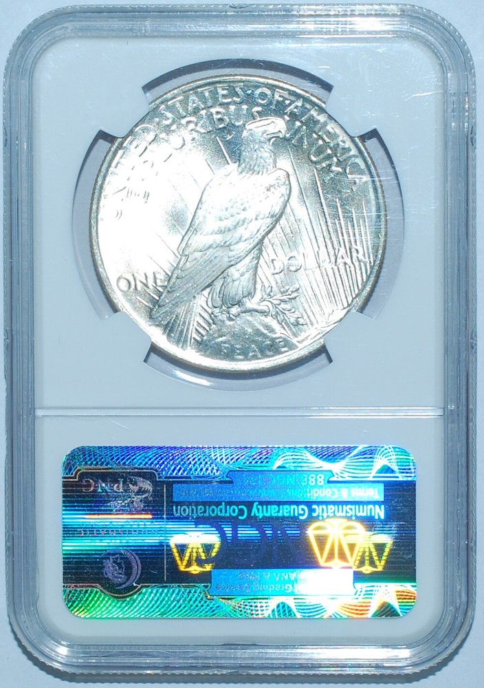 1922 P NGC MS66 Peace Silver Dollar
