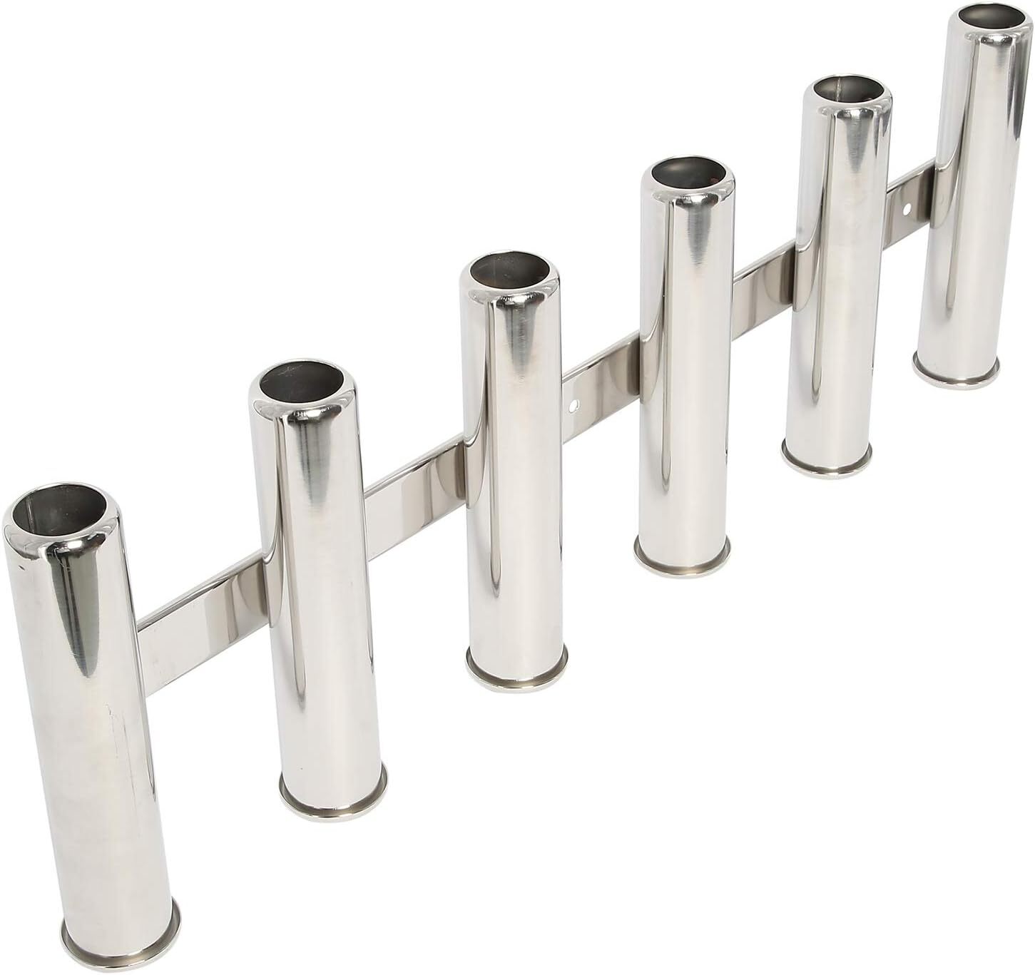 6 Tubes Boat Rod Holder Stainless Steel Boat Fishing Rod Rack for Yacht/Truck RV