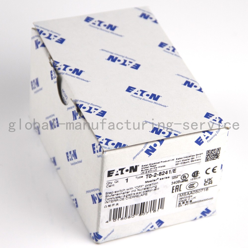 New EATON MOELLER T0-2-8241/E Switch