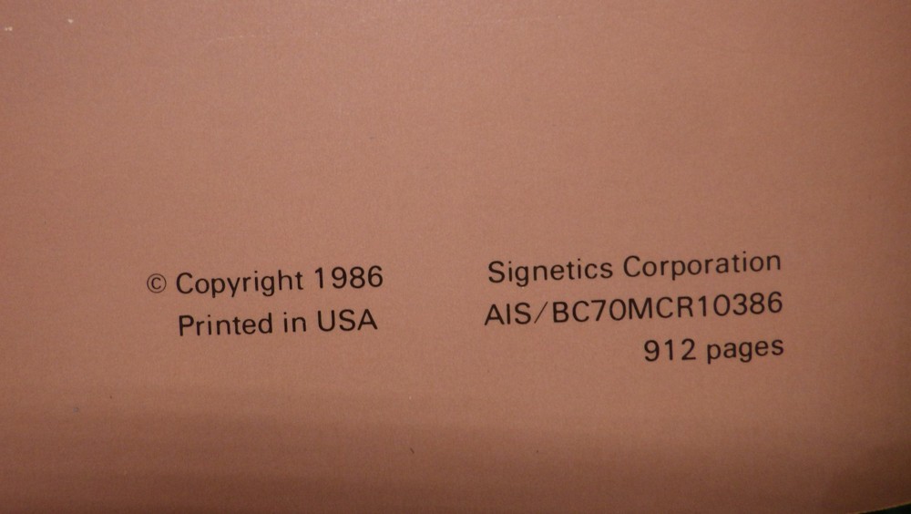 Vintage Electronics Signetics Fast Data Manual/Catalog 1986 TTL