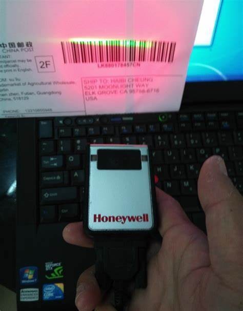 Honeywell 1D 2D Reader LED 3310G-4-INT USB Cable Fixed Handsfree Barcode Scanner