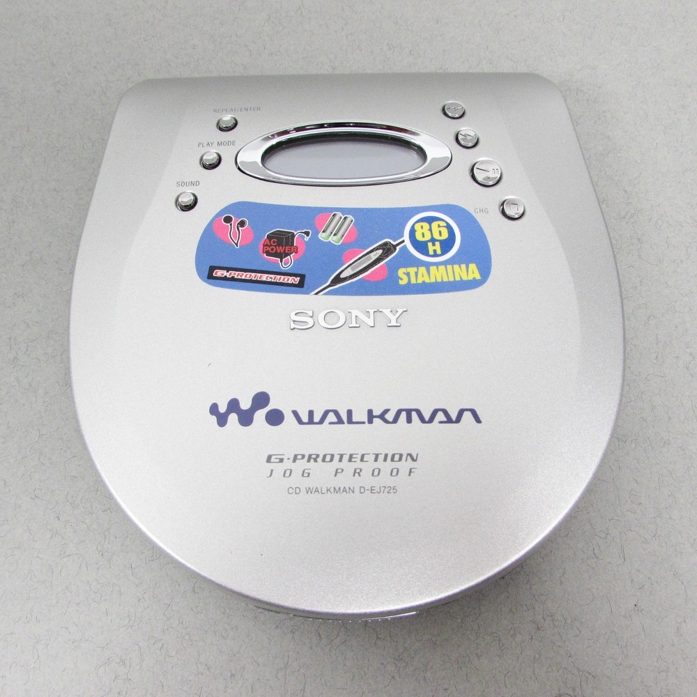 SONY D-EJ725 CD WALKMAN Boxed with Instructions MINT CONDITION PLAYER