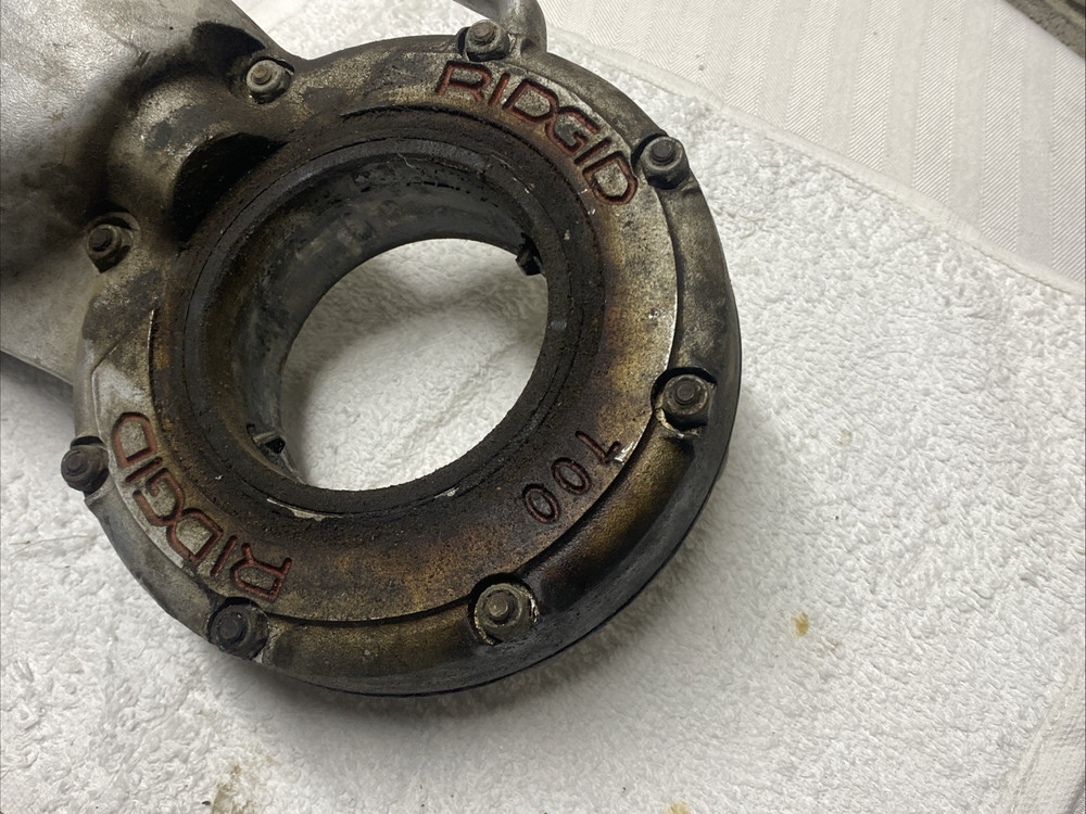 Ridgid No 700 Model A Electric Pipe Threader Machine Portable Works!