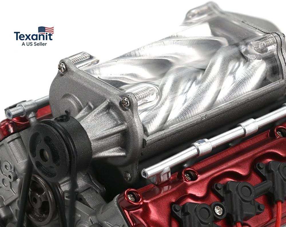 Mini V8 Engine Kits That Runs, V8 Model Engine Kit Cison Engine MAD RC Engine Mo