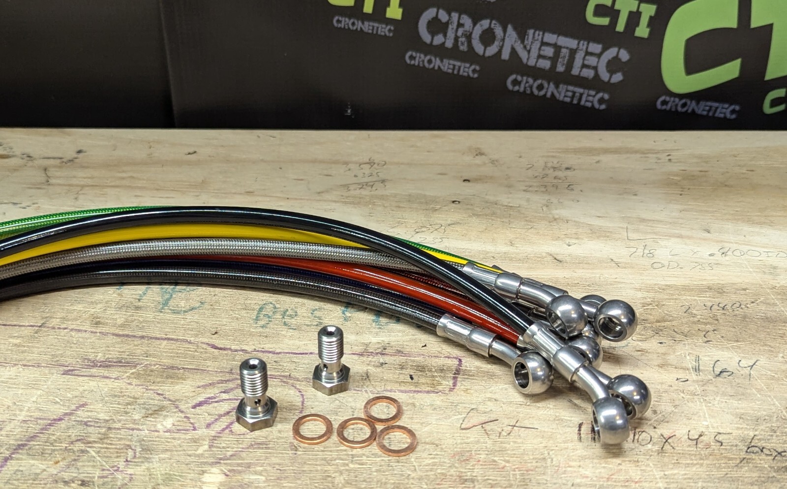 CTI Rear Hydraulic Brake Kit BOLT ON AND GO - 88-02 Yamaha Blaster YFS 200