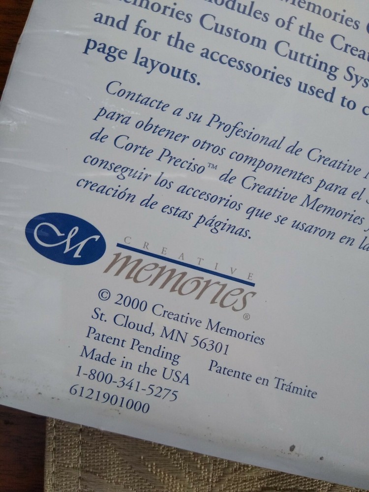 CREATIVE MEMORIES OVAL CUSTOM CUTTING SYSTEM PATTERNS NEW SEALED