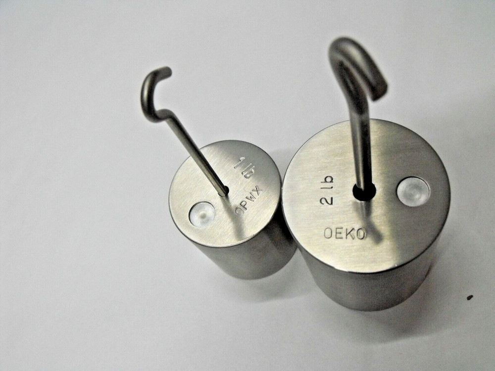 COM-TEN 1-2lb TENSILE PULL STRENGTH TESTER WEIGHTS COMTEN LOAD CELL CALIBRATION