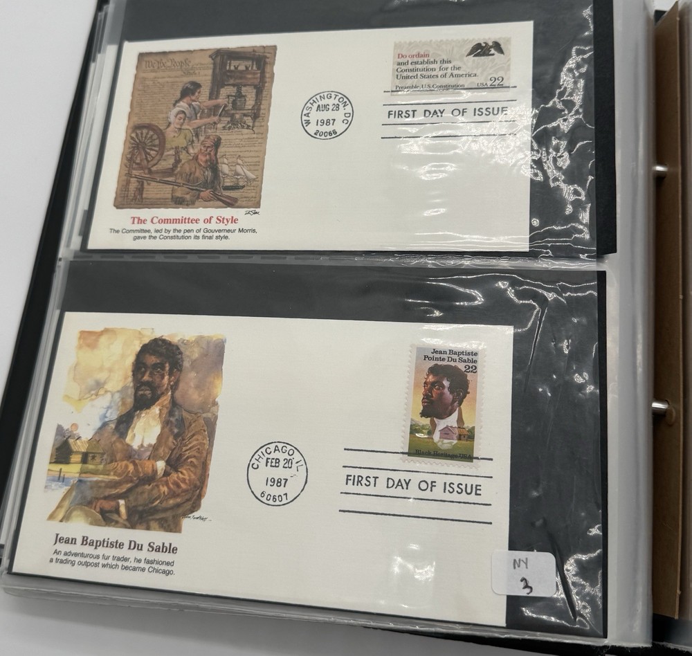 Commemorative First Day Issue Envelope/Postcard Collection Book ￼