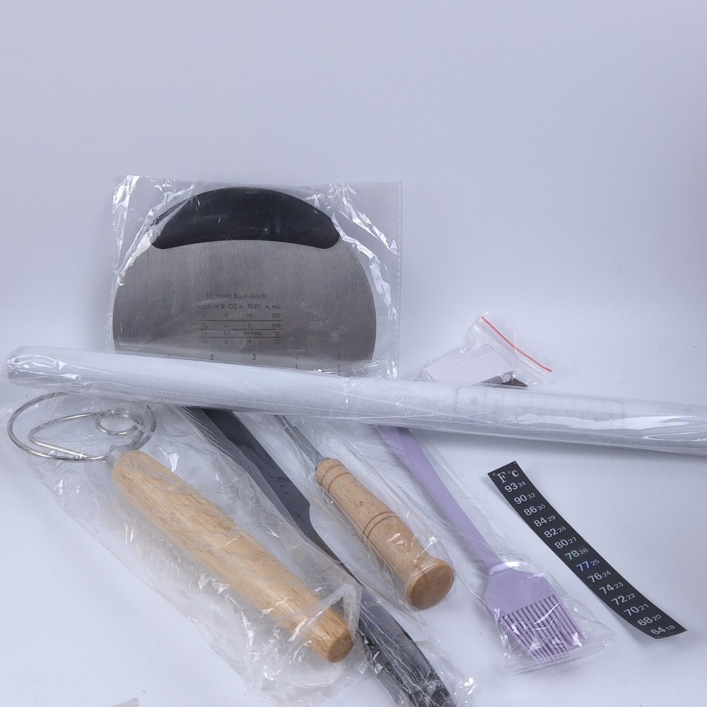 READ!! Banneton Bread Proofing Basket Set