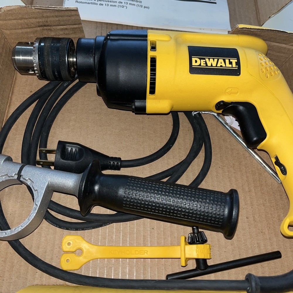 DEWALT DW511 Corded 1/2in Variable Speed Reversible Hammer Drill