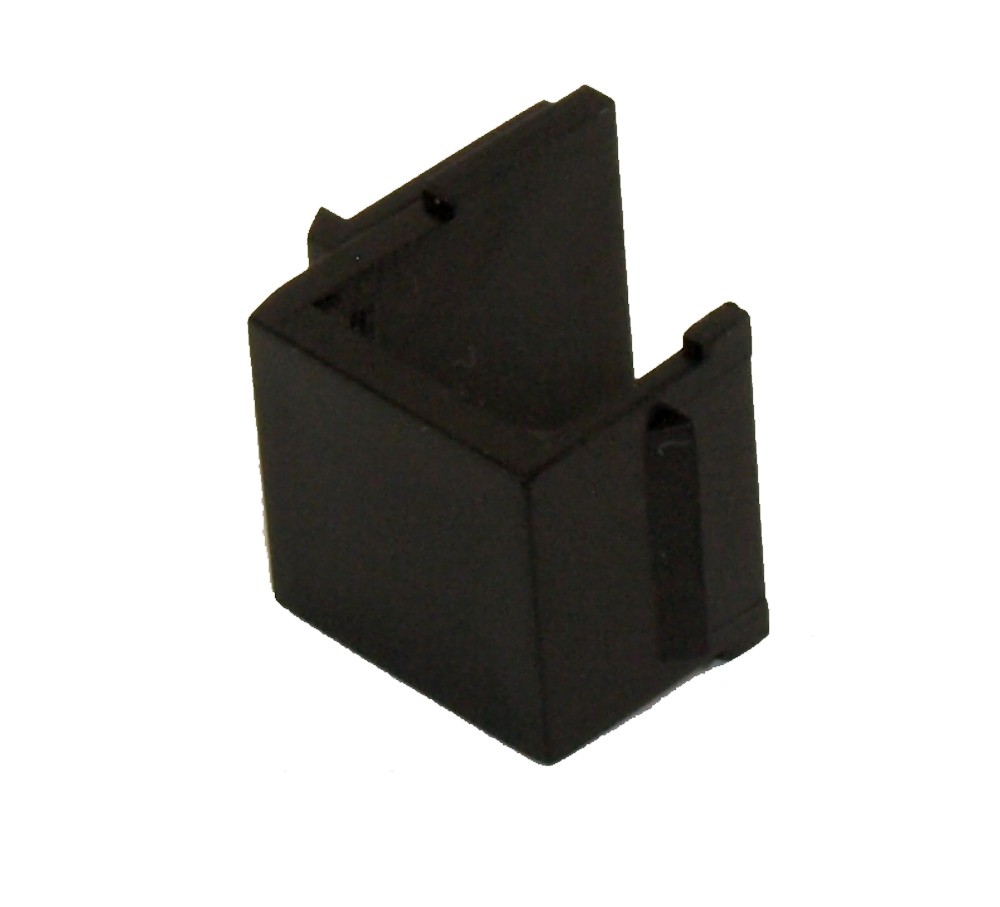 Wallplate: Keystone Jack - Blank Insert Black