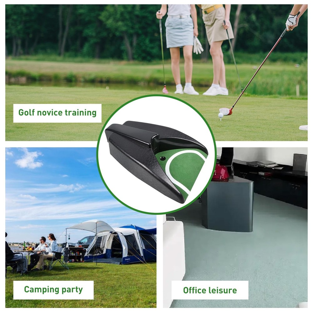 Automatic Golf Ball Return Unit for Home, Office, Indoor Practice