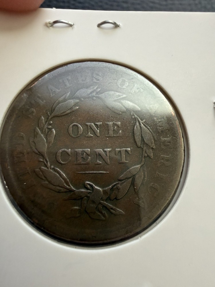 1839 Coronet Head Large Cent "Silly Head"
