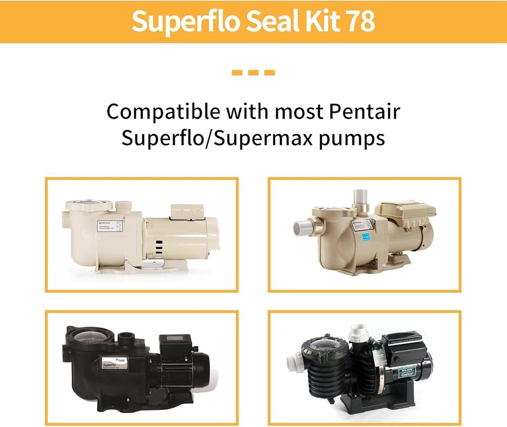 Essential O-Ring Repair Kit for STA-RITE Supermax Pumps - Efficient Performance