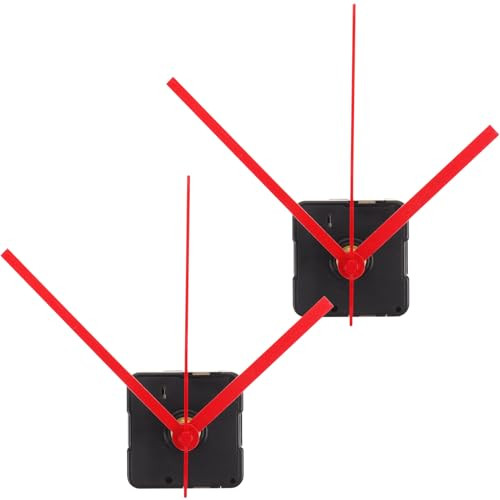 Quartz Clock Mechanism Kit, 2pcs Wall Clock Mechanisms Replacement, Clock