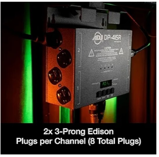 ADJ-DP-415R- 4 Channel DMX Dimmer/Switch Pack NEW