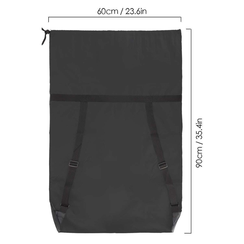 Large Laundry Bag Washing Clothes Storage Adjustable Strap Heavy Duty Drawstring