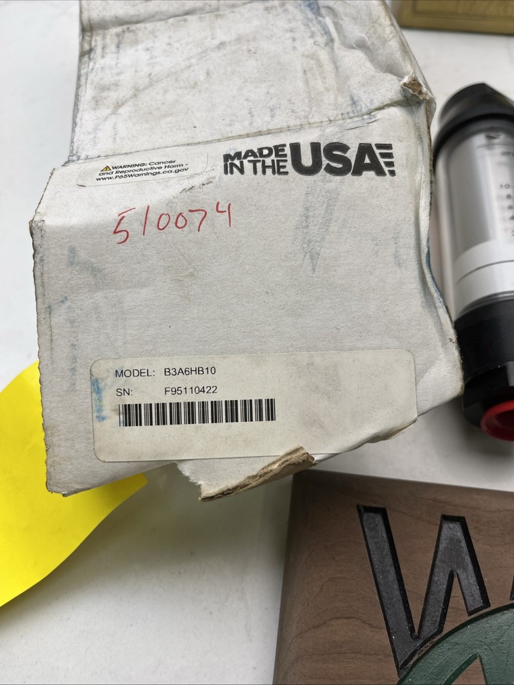 AW Lake B3A6HB10 Basic Inline Liquid Variable Area Flow Meter