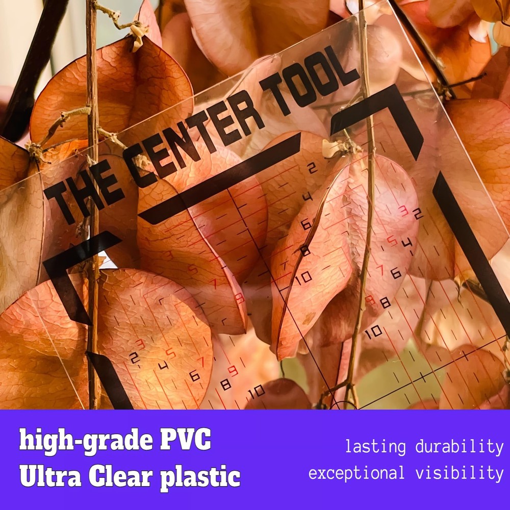 Card Grading Centering Tool Kit - with Cleaning Cloth - Precision Transparent