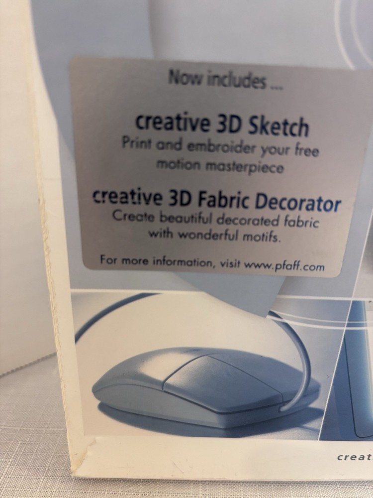 PFAFF 3D Creative Sketch Embroidery Software