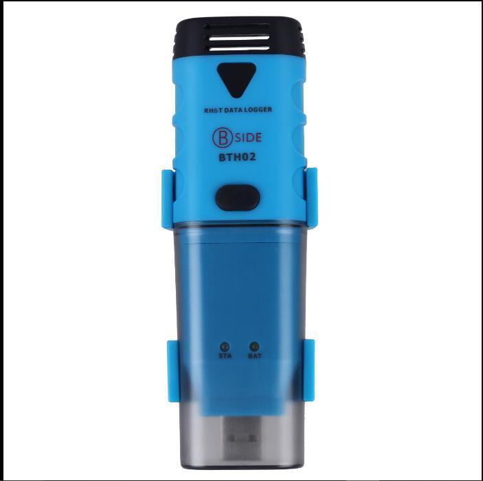 USB LCD Digital Temperature Humidity Data Logger BTH02 Two Channel Thermometer