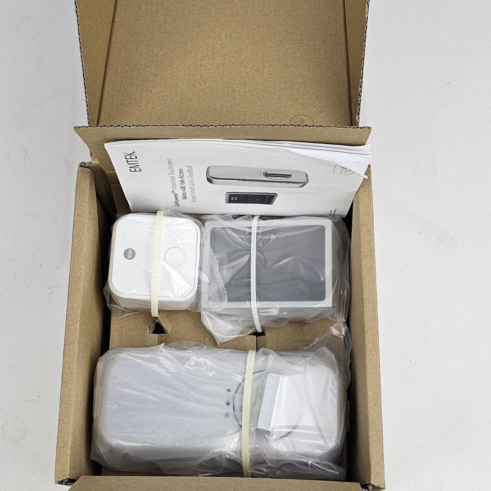 Emtek Smart Touchscreen Deadbolt Connected By August EMP1101-US26, Chrome