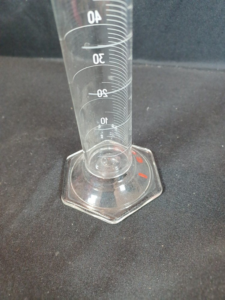 Pyrex #16 100ml Cylinder Hex Bottom No 2982
