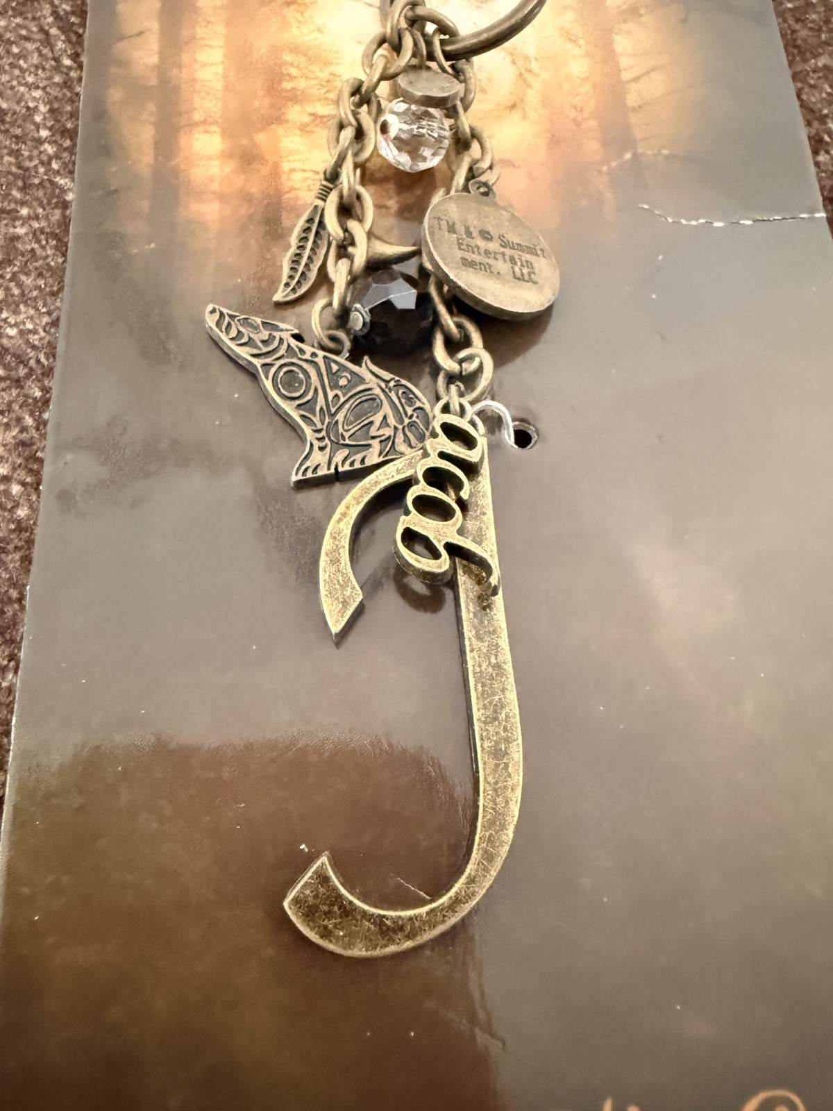 New Vintage NECA Twilight Saga New Moon Keyring Bag Clip Charm C Jacob Wolf Pack