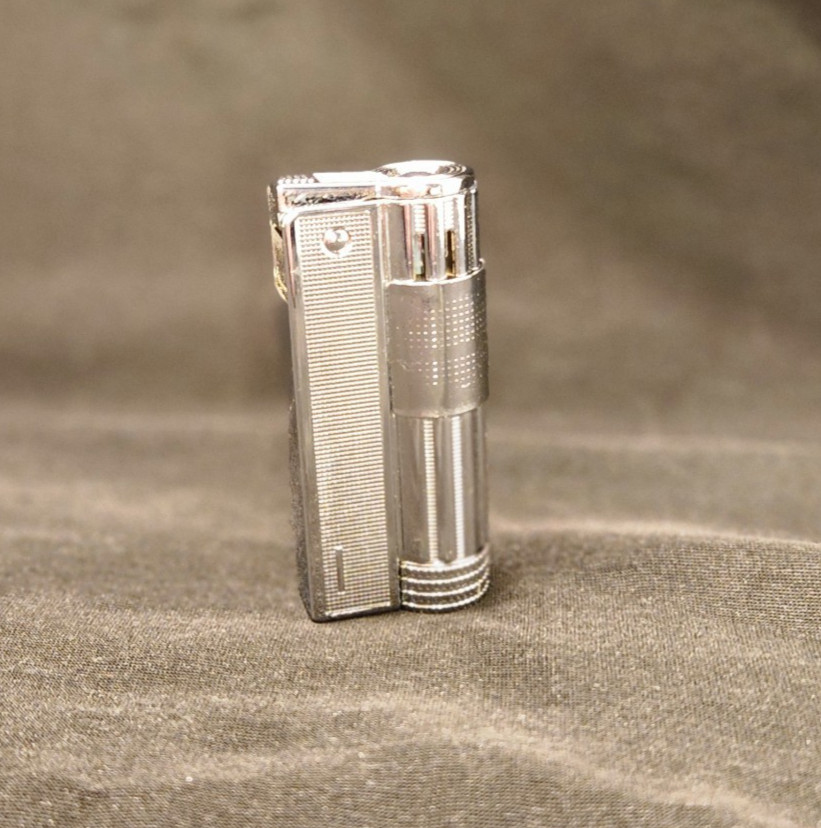 NEW Retro Style Trench Heavy-duty Petrol Lighter Chrome