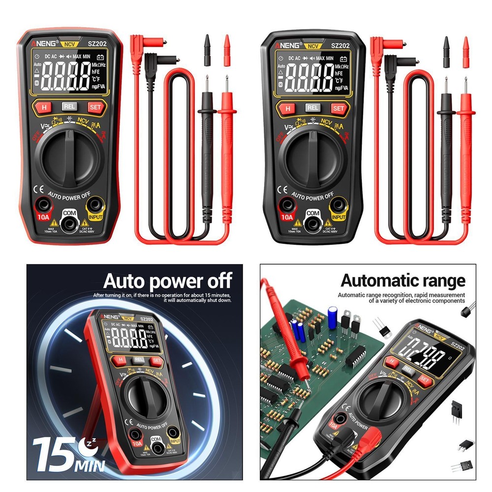 Multimeter Tester with Ncv Function Multipurpose Practical Voltage Tester Auto
