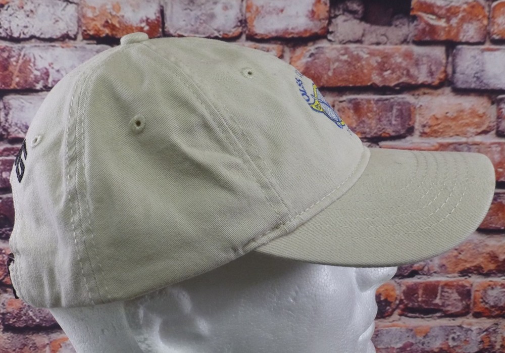 Ping Golf Hat Beige Embroidered QLSS Classic 2014 Adjustable Strapback Cotton Sp