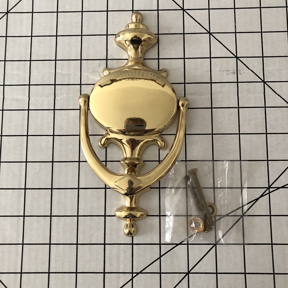 Solid Brass Door Knocker 8.5 Inches Long