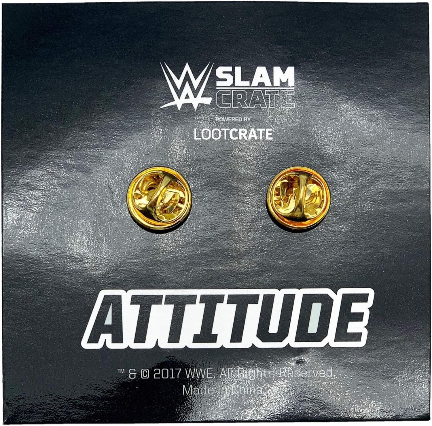 WWE Smoking Skull World Heavyweight Championship Pin, Loot Crate Slam Crate 2017