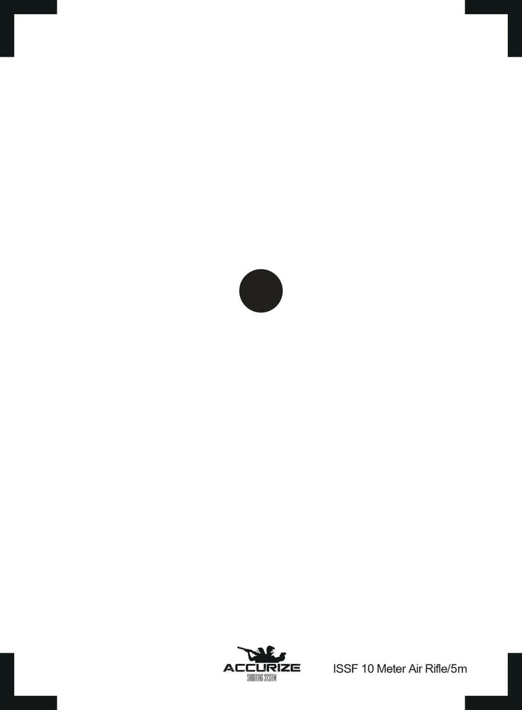 Front target for Accurize shooting system