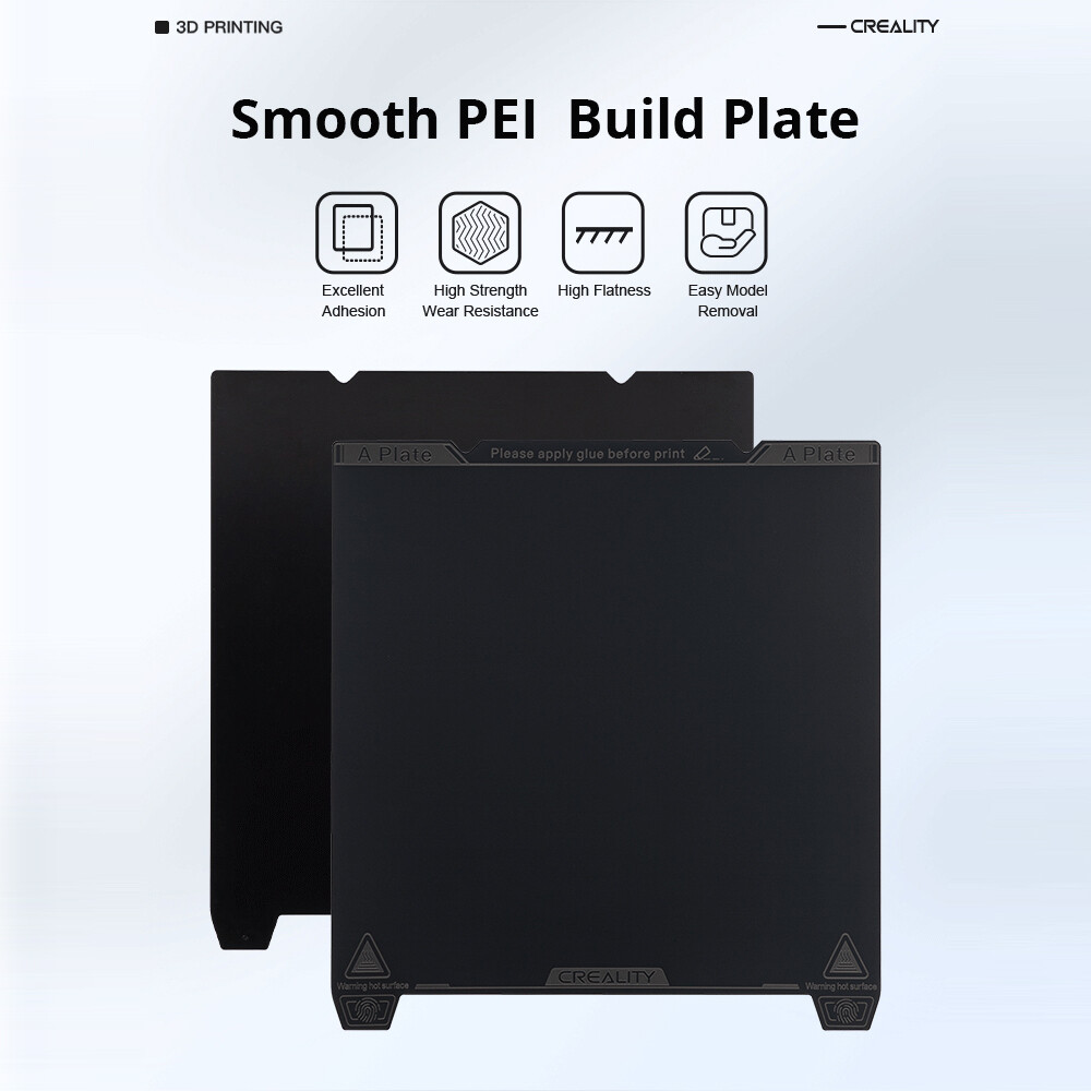 Creality K1 Max Smooth PEI Build Plate 315*310mm for Flat Model Surface