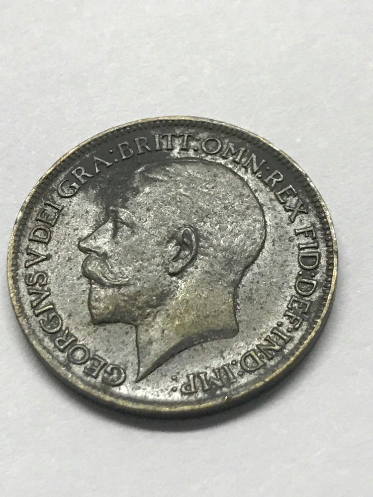 1913 Great Britain Farthing XF #11297