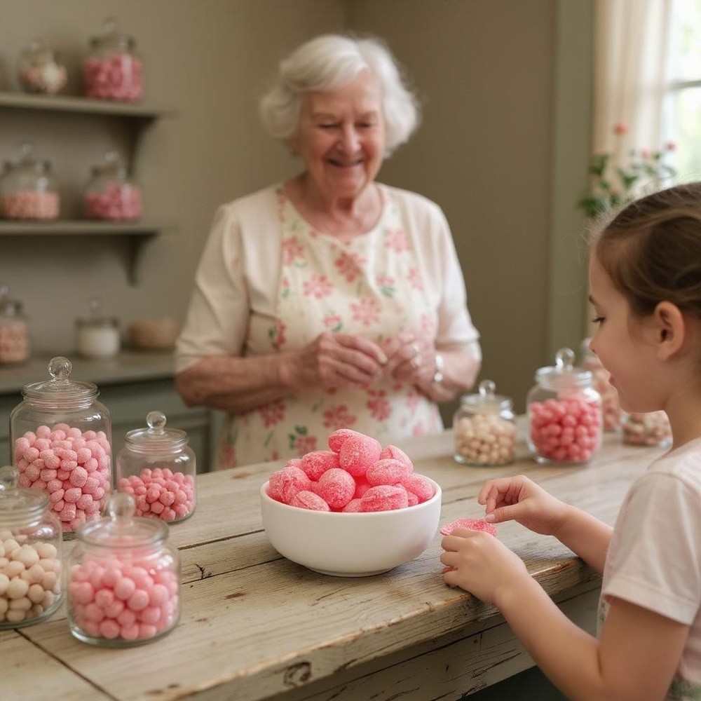 Claeys Sanded Watermelon Drops Old Fashioned Nostalgic Candy , 2 lbs