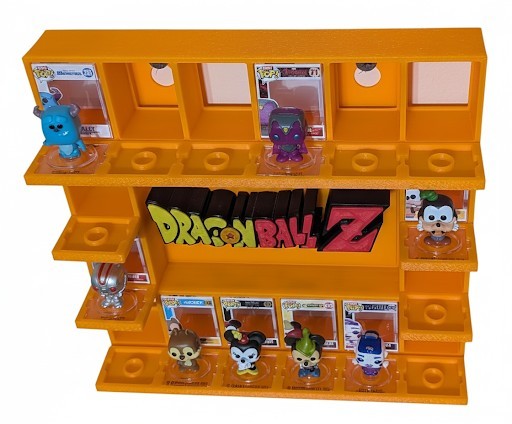 Dragon Ball Z BITTY Pop Display (Holds 16) 3D Printed