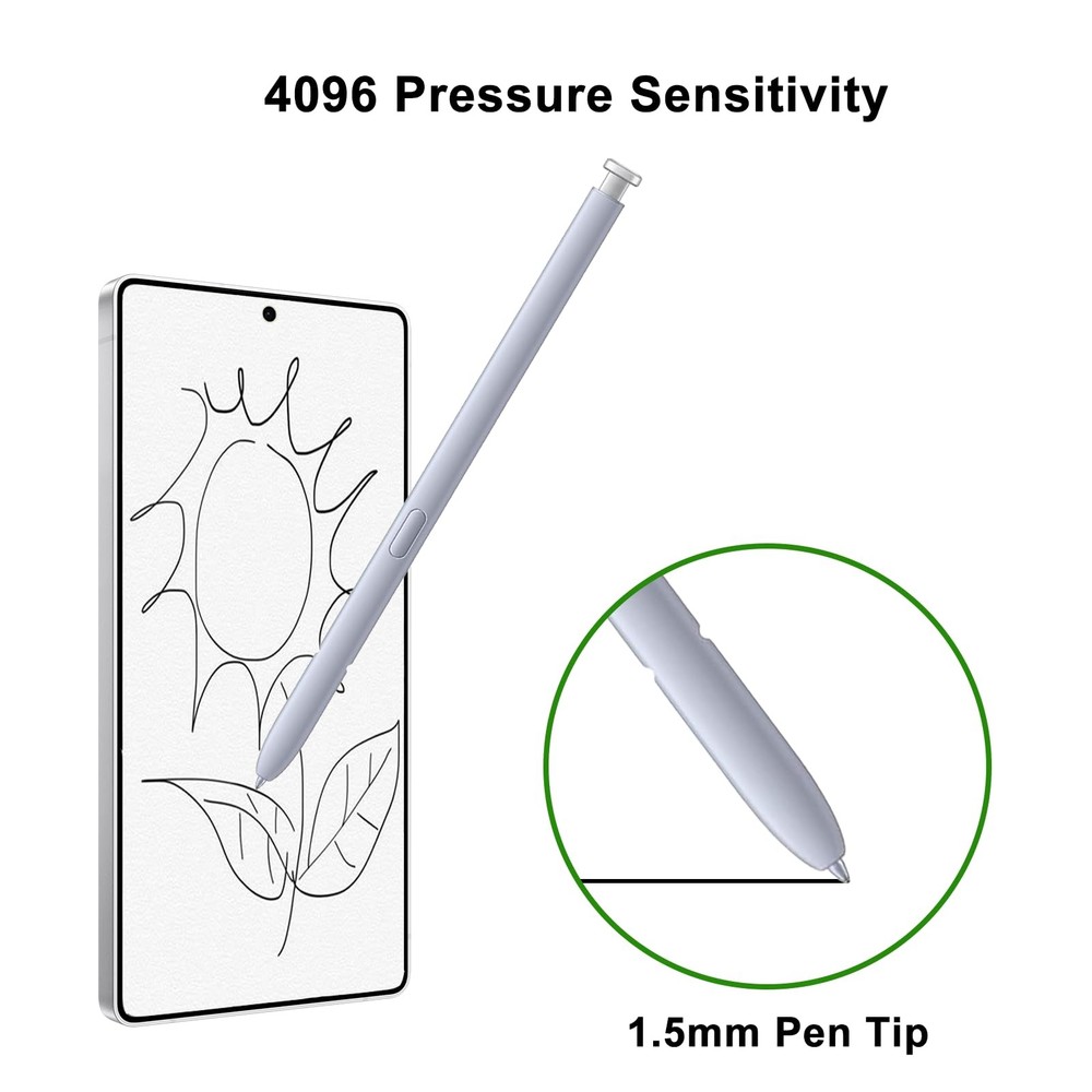 Galaxy S25 Ultra S Pen Replacement for Samsung Light Silver