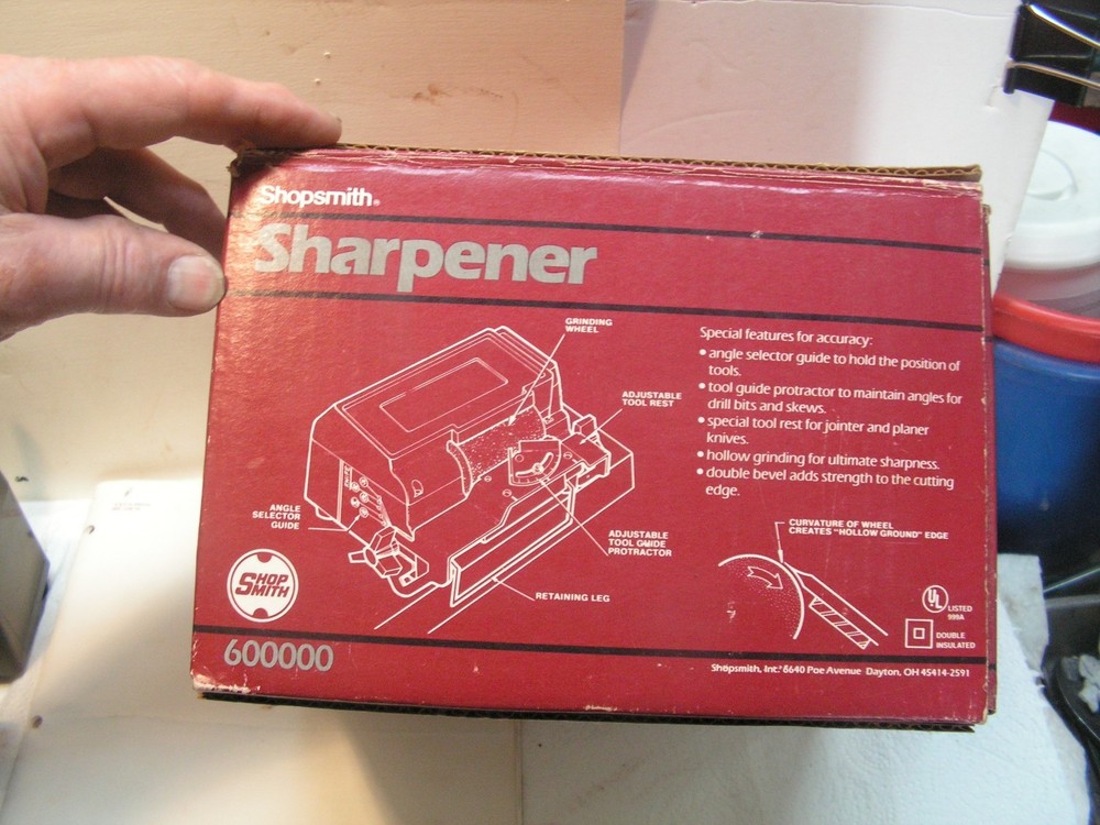 Shopsmith Knife Blade Tool Sharpener Model 600000 Vintage