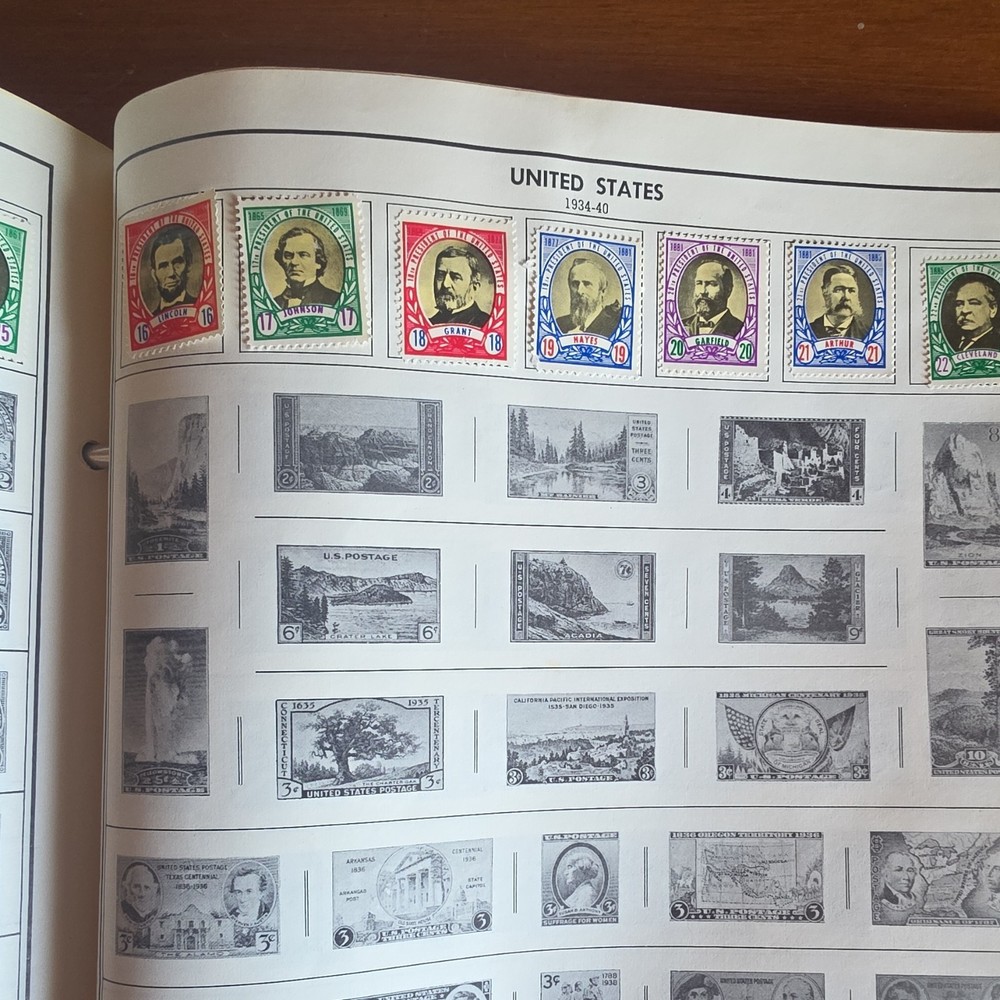 H.E. Harris Ambassador World Stamp Album 1966 Edition for Worldwide Stamps