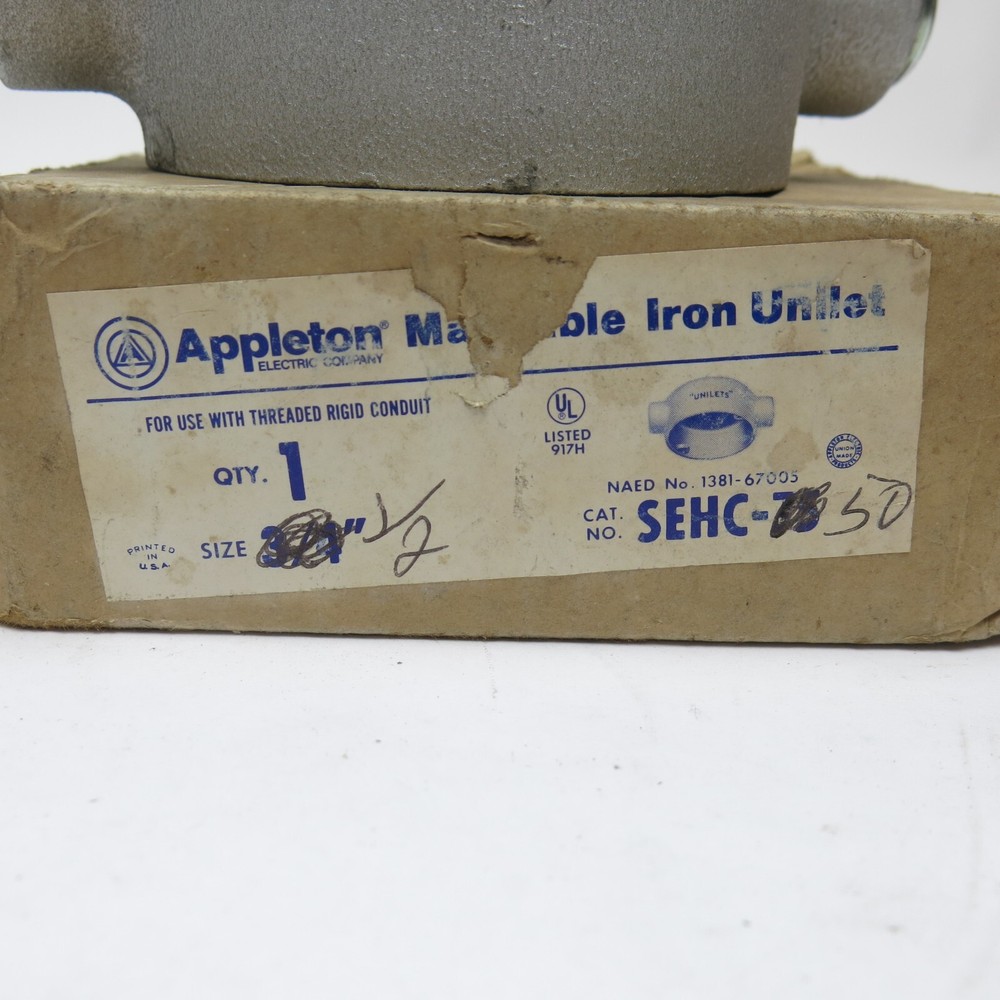 Appleton SEHC-50 Rounded Conduit Outlet Box - Threaded - New