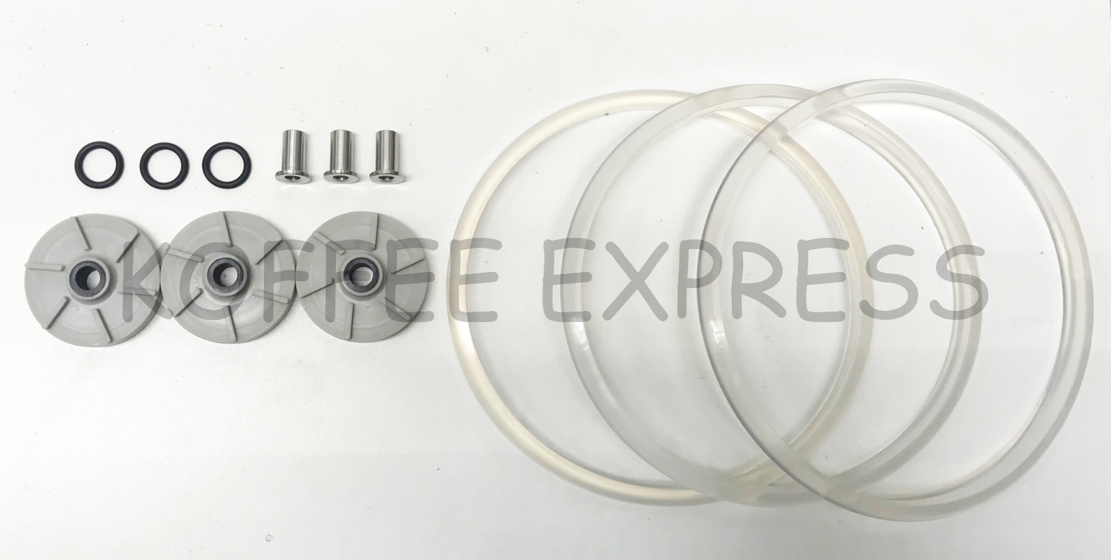 Crathco Replacement Bowls Plus Triple Bowl D Series Maintenance Parts Kit