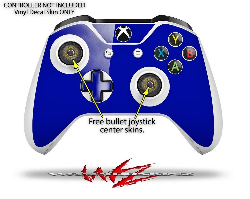 Skin XBOX One S Console Controller Solids Collection Royal Blue